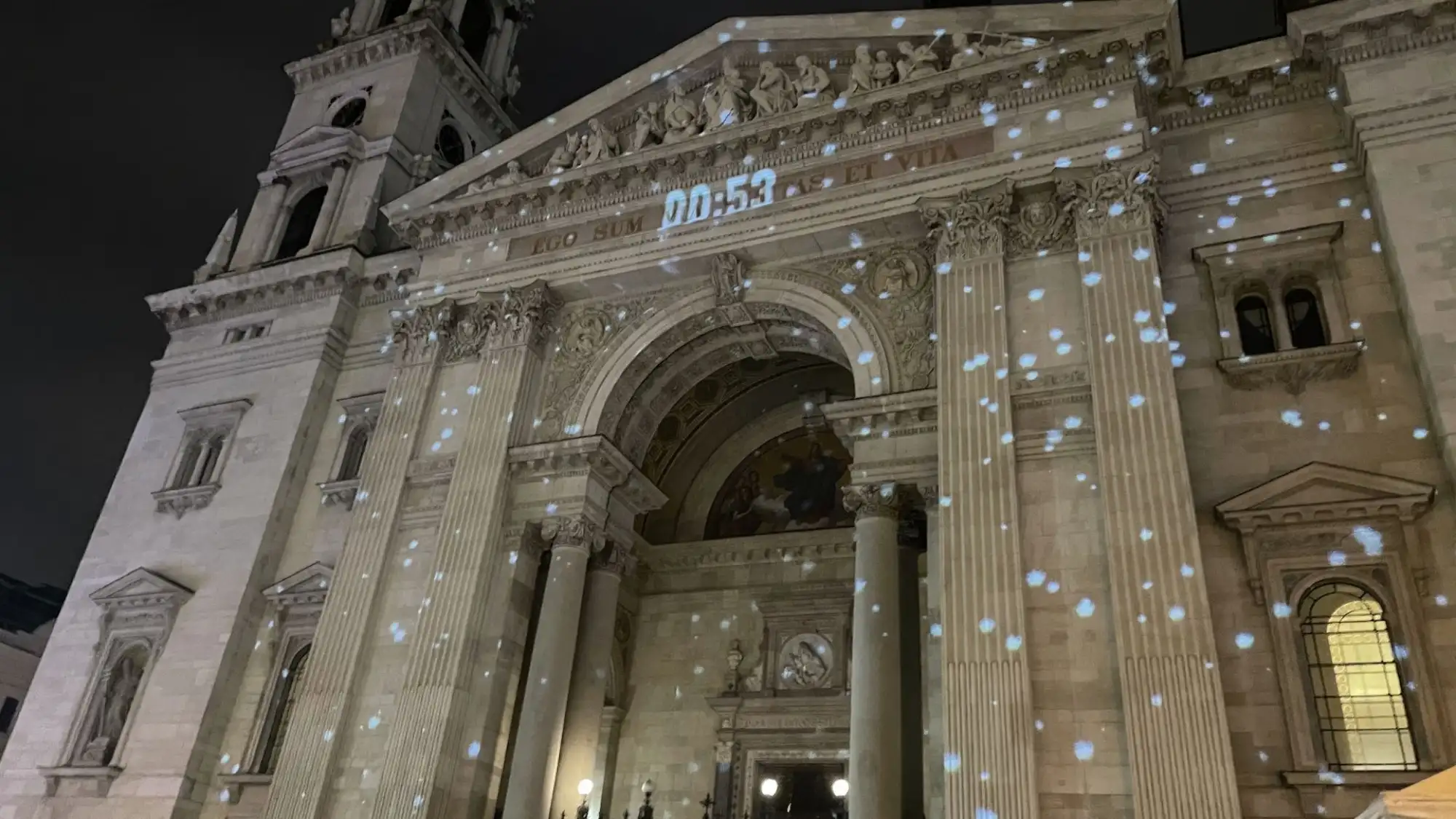 Basilica Light Display