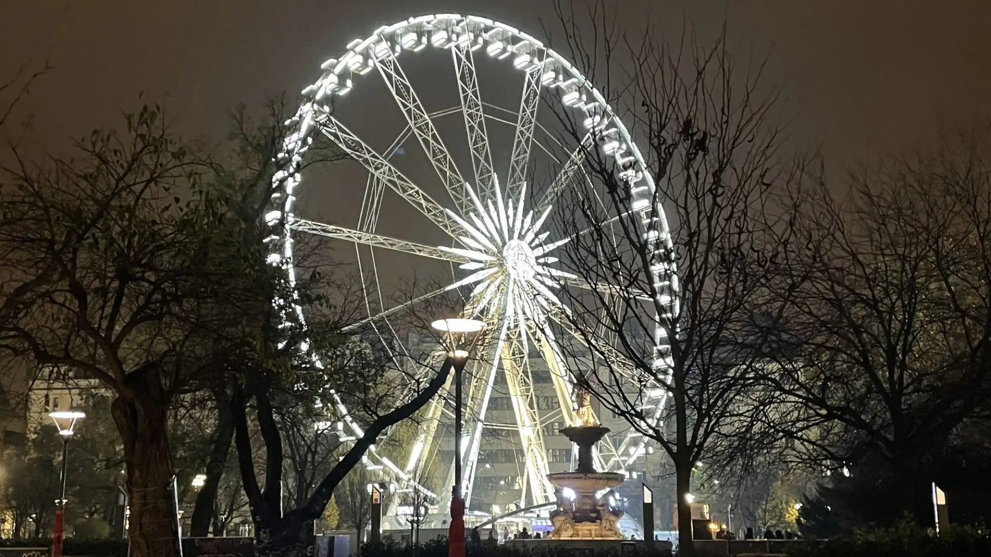Budapest Eye at Christmas
