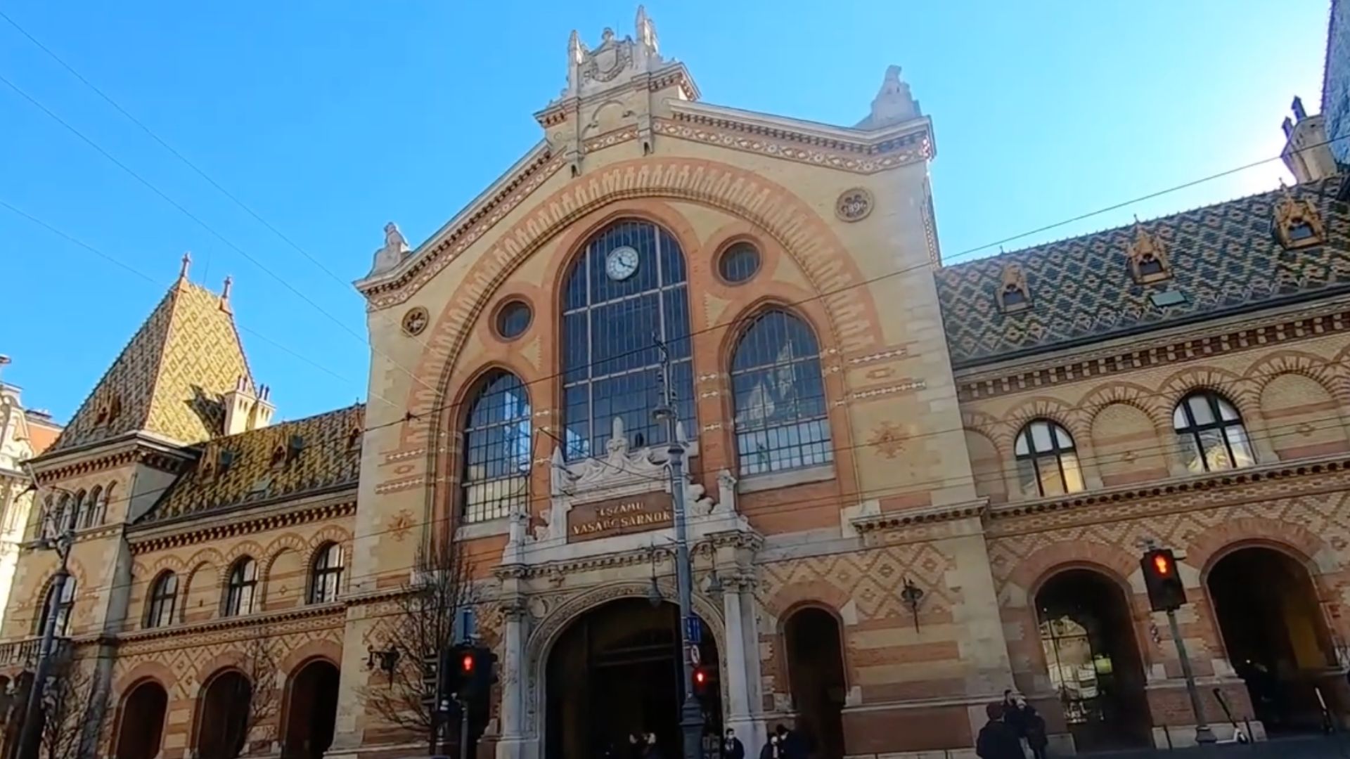 Entrance of the Great Market Hall, Budapest
