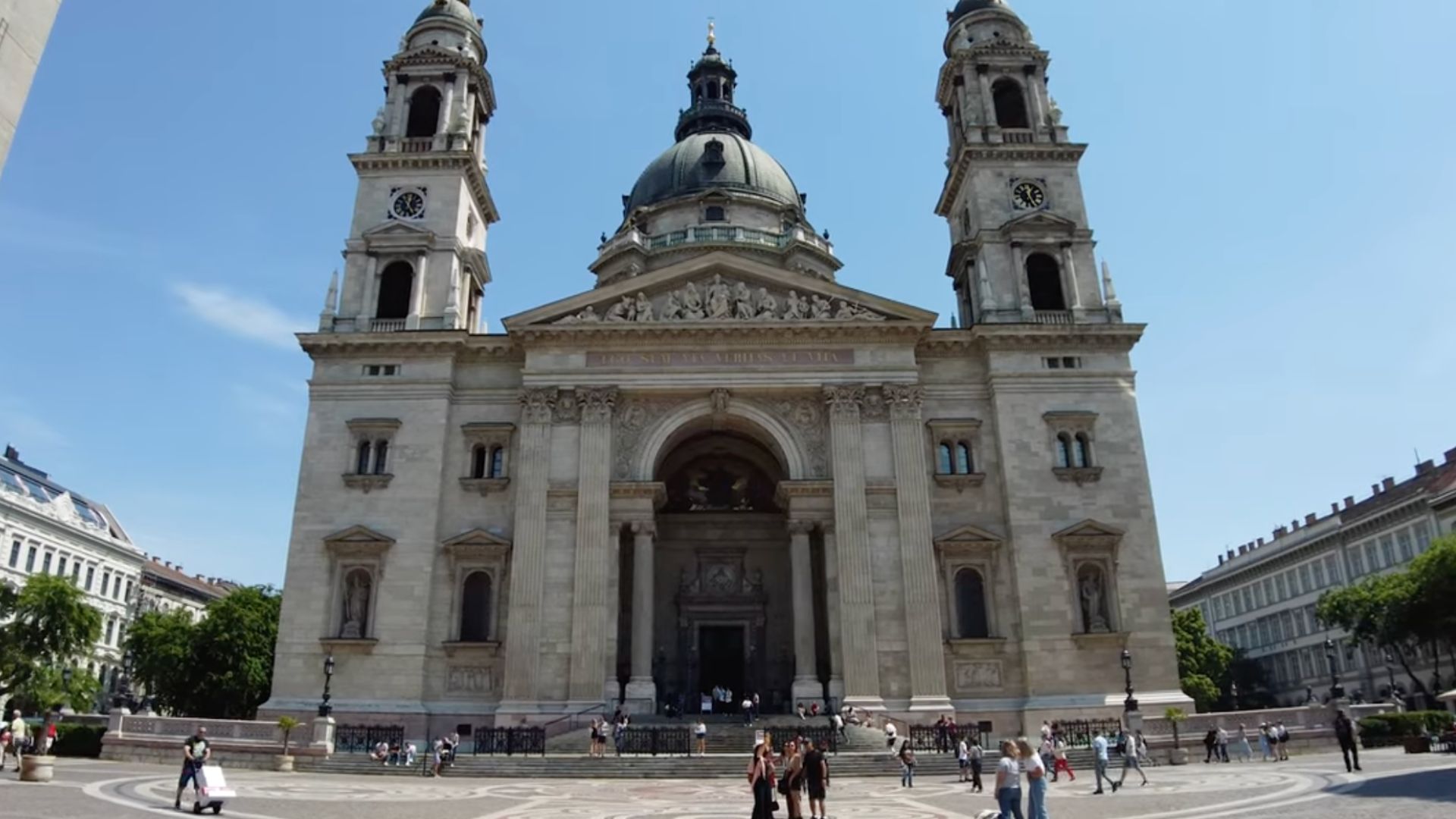 St. Stephen's Basilica view from the facade